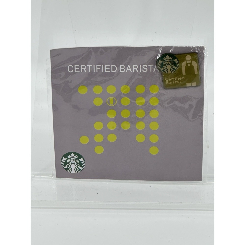 Starbucks Certified Barista Pin